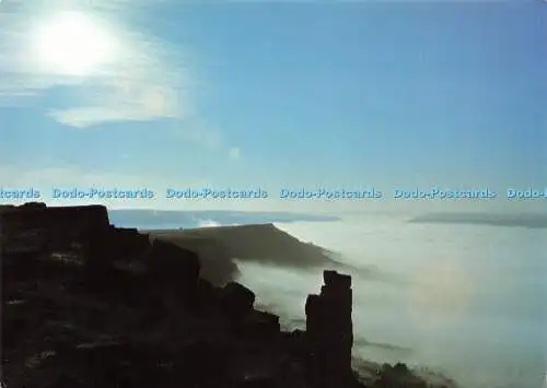 D162553 Peak National Park. Die östlichen Kanten aus Körnstein blicken auf den Nebel gefüllt