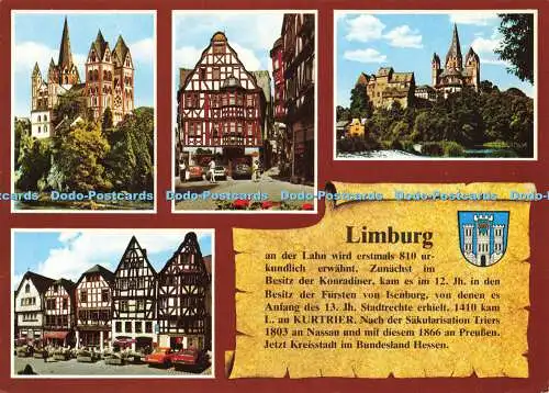 D166804 Limburg. An Der Lahn. Herst. u. Verlag Schoning. Gebrüder Schmidt. Multi