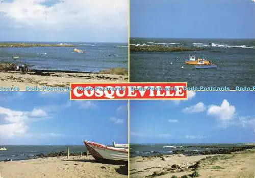 D165883 Cosqueville. Manche. Le Port et la Greve. Dubray. 1993. Multi View