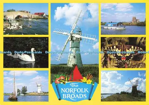 D162560 The Norfolk Broads. Potter Heigham. Jarrold. Multi View