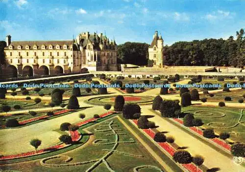 D166811 Chateaux De La Loire. Chenonceau. Indre et Loire. Les Jardins de Diane d