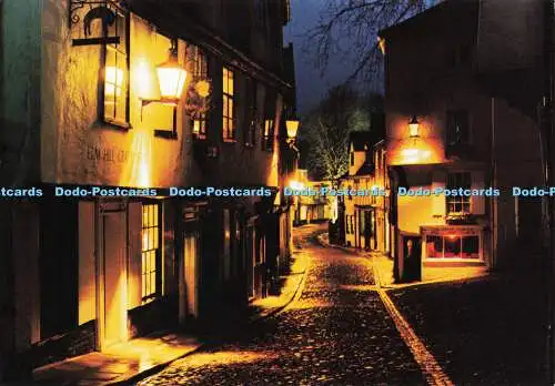 D162563 Norwich. Elm Hill. Bei Nacht. Jarrold