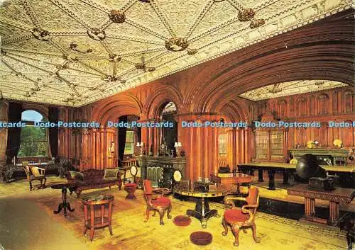 D164759 Bangor. Die Bibliothek. Penrhyn Castle. J. Arthur Dixon. 1979