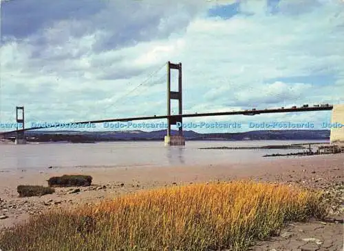 D164767 Die Severn-Brücke. Blick nach Beachley. Plastichrome von Colourpictu