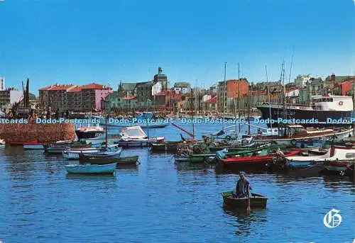 D162610 Les Sables D Olonne. Les Port de Peche. Gothic. 1978