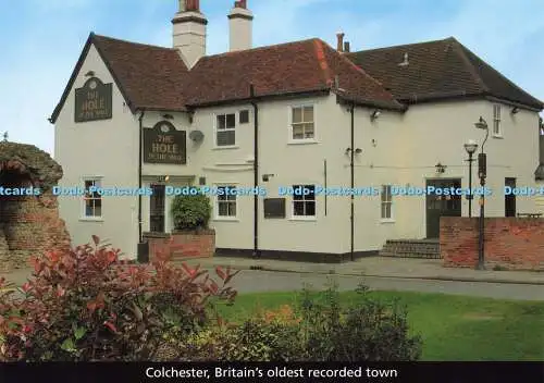 D162615 Colchester. Britische älteste Blockflötenstadt. Balkerne Tor und das Loch in