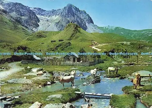 D166862 Couleurs Et Lumiere de France. Les Pyrenees. Vue de la Mongie. Yvon