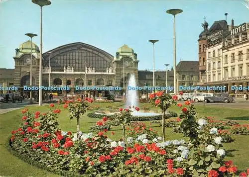 D162653 Basel. Bahnhof. Ballen. La Gare. Fotoglob. Wehrli. Orell Fussli