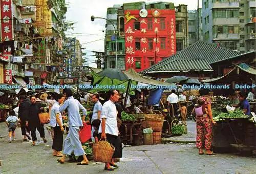 D166016 Hongkong. Markt auf offener Straße existiert. Hanes. Cheng Ho Choy