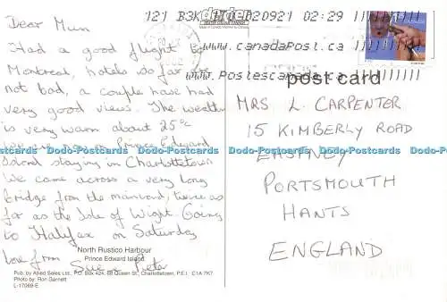 D162703 Prince Edward Island. Allied Sales. Ron Garnett