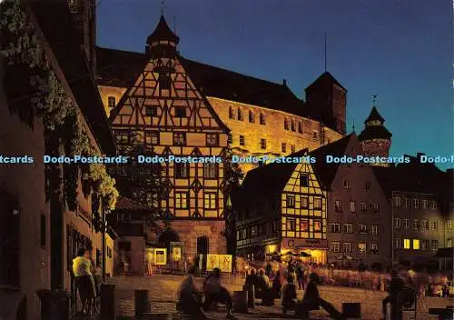 D162717 Nürnberg. Dürer Platz Mit Burg. Andres