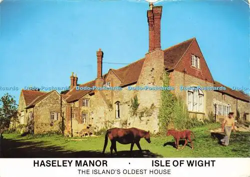 D166974 Isle of Wight. Haseley Manor. Das älteste Haus der Insel. Raymond Young. Be