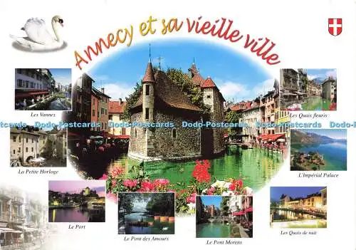 D166069 Annecy et sa Vieille Ville. Le Port. Rossat Mignod. D. Vidalie. Multi Vi