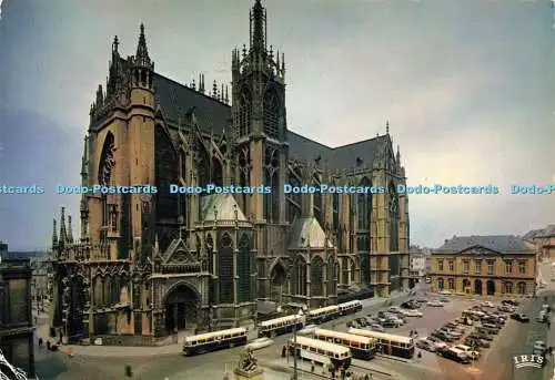 D162775 Metz. Mosel. La Cathedrale. La Cigogne. 1963