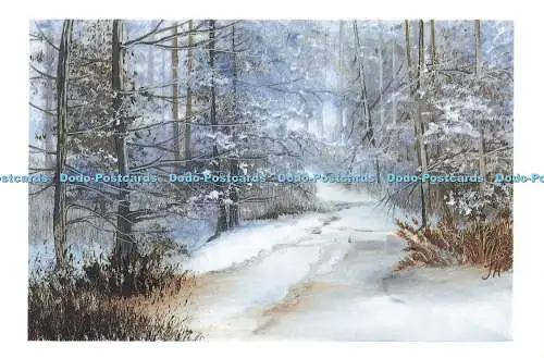 D166101 Winter Frost. Jeanne Hartshorne. Sammlerserie. 04. Topf Pourri. Beve