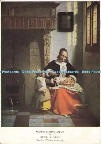 D167079 London. Wallace Kollektion. Frau schält Äpfel. Pieter de Hooch. Die M