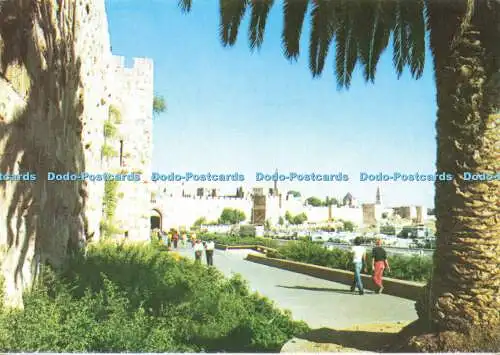 D162835 Jerusalem. Jaffa-Tor und die Zitadelle. Sternenkarten