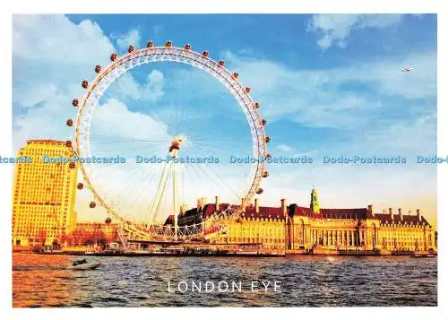 D166162 London Eye. Daraotsu. London A. Z. Postkarte