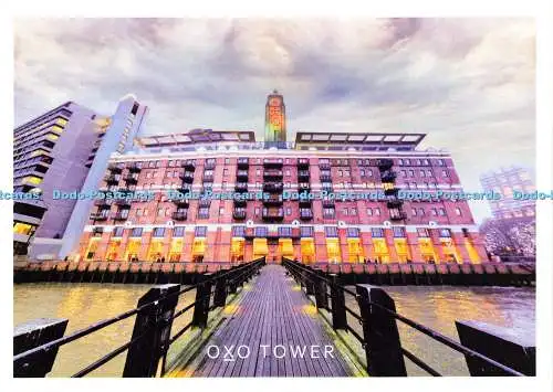 D166177 Oxo Tower. Daraotsu. London A. Z. Postkarte