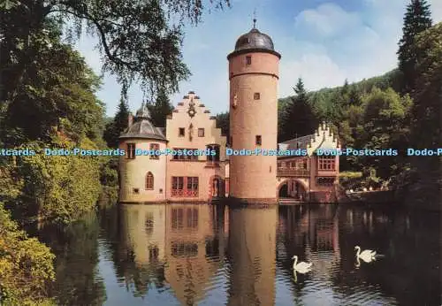 D165038 Schloss Mespelbrunn im Spessart. Turm Erbaut. Gebr. Metz