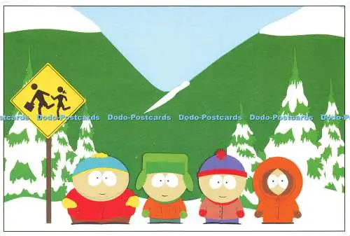 D162879 South Park. Die Jungs. London Postcard Company. Comedy Central