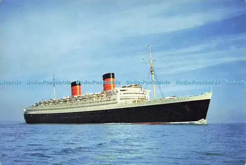 D166223 Cunard R. M. S. Queen Elizabeth. J. Arthur Dixon. Beken