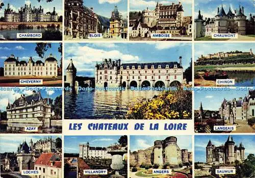 D166251 Les Chateaux de la Loire. Azay. Greff. Multi View