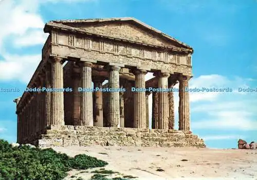 D166254 Agrigento. Tempel der Concordia. Di Leo Eduardo. Tabacchi. Fotocelere. Ma