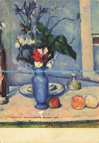 D167181 Musee du Louvre. Die blaue Vase. P. Cezanne. Col. des Maitres. Braun