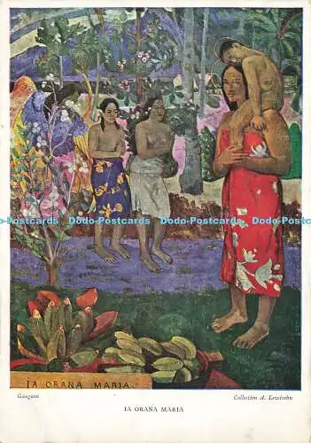 D167182 Kollektion A. Lewisohn. Ia Orana Maria. Gauguin. The Medici Society