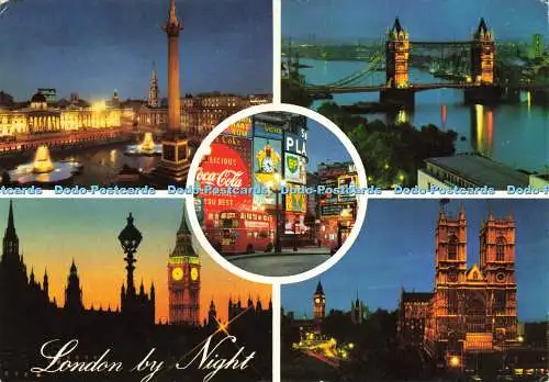 D162947 London bei Nacht. John Hinde. Multi View