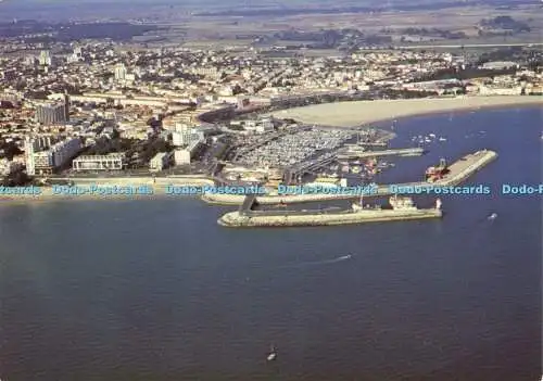 D166270 Royan Foncillon. Le Port et la Plage Vus du Ciel. Michel Marcou. Le Vine