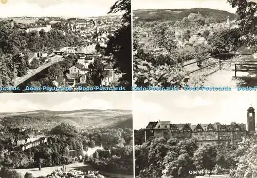 D166294 Greiz i. Do. Blick v. Tempel. VEB. RP. Multi View