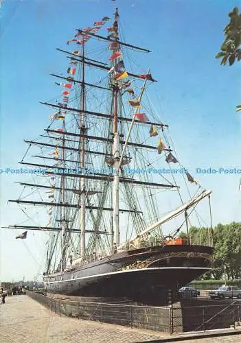 D167273 Greenwich. Der Cutty Sark Dressed Overall. Topische Presse. Pitkin Pictori