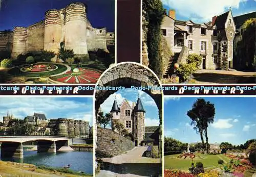 D166350 Souvenir D Angers. Le Chateau Illumine. Greff. 1974. Multi View