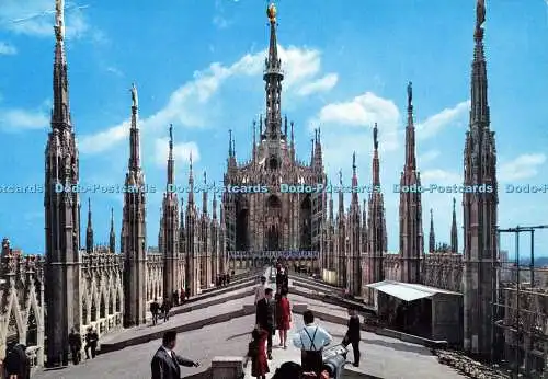 D163039 Milano. Die Kathedrale. Detail. Rotalcolor. 1966