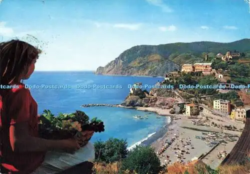 D163041 Le Cinque Terre. Monterosso. Panorama späteres Ende. M. Ginocchio. Rotalco