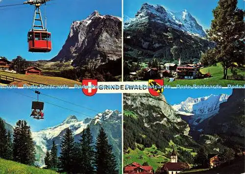 D166366 Grindelwald. Eiger. E. Gyger. Multi View