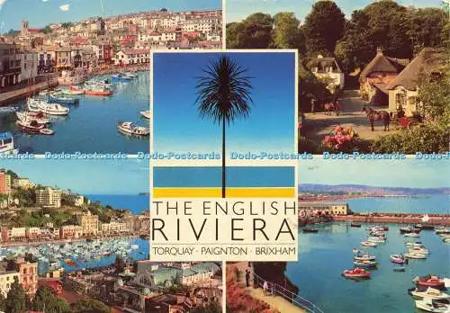 D166428 Die englische Riviera. Torquay. Paignton. Brixham. John Hinde. Multi View