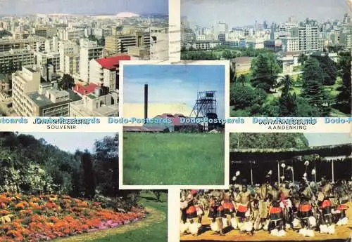 D163126 Johannesburg Souvenir. Goldmine. Rahmenwürdige Publikationen. E. Eliovson.