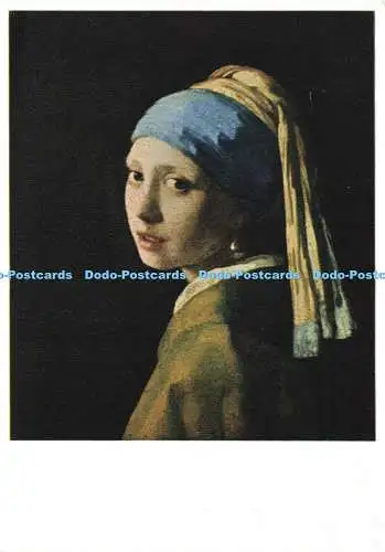 D167401 Kopf eines Mädchens. Johannes Vermeer. Mauritshuis