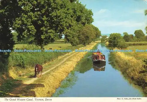 D163158 Devon. The Grand Western Canal. Tiverton. John Hinde. John Hinde. D. Nob