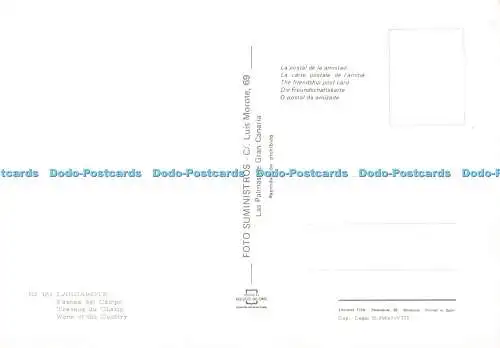 D163170 Lanzarote. Werk des Landes. Fisa. Nr. 181. Suministros