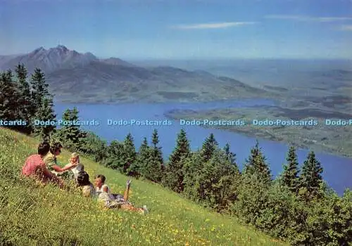 D163180 Rigi. Ausblick Von Rigi Staffelhöhe. Engadin Presse. M. Burgl