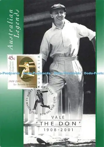 D167478 Australian Legends. Vale The Don. Allen und Kemsley Publishing. Bilder o