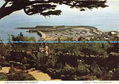 D166547 Lyme Regis Garten und Hafen. Dorset Federation of Women Institutes. Ju