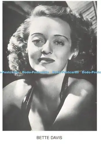 D167501 Bette Davis. Mayfair Karten aus London. Mit freundlicher Genehmigung von Vintage Postcards Inte