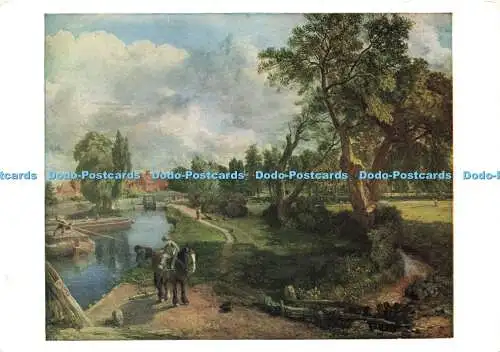 D163250 Tate Gallery. Flatford Mill. John Constable. Glatze. Mansell