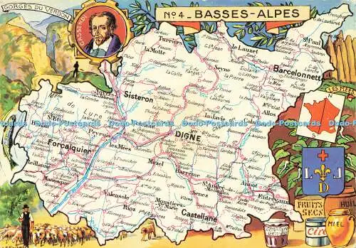 D166565 Nr. 4. Bässe Alpen. Blondel la Rougery