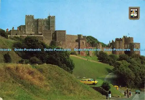 D163253 Dover. Dover Castle. Elgate Postkarten. 1989